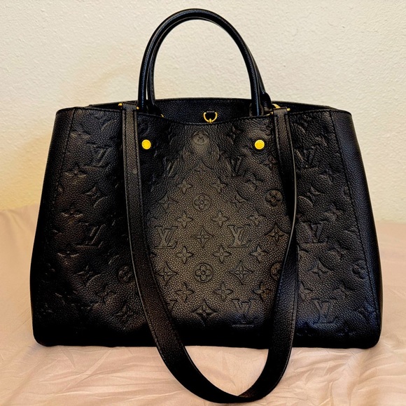 Louis Vuitton Montaigne Handbag Monogram Empreinte Leather GM - Picture 1 of 16